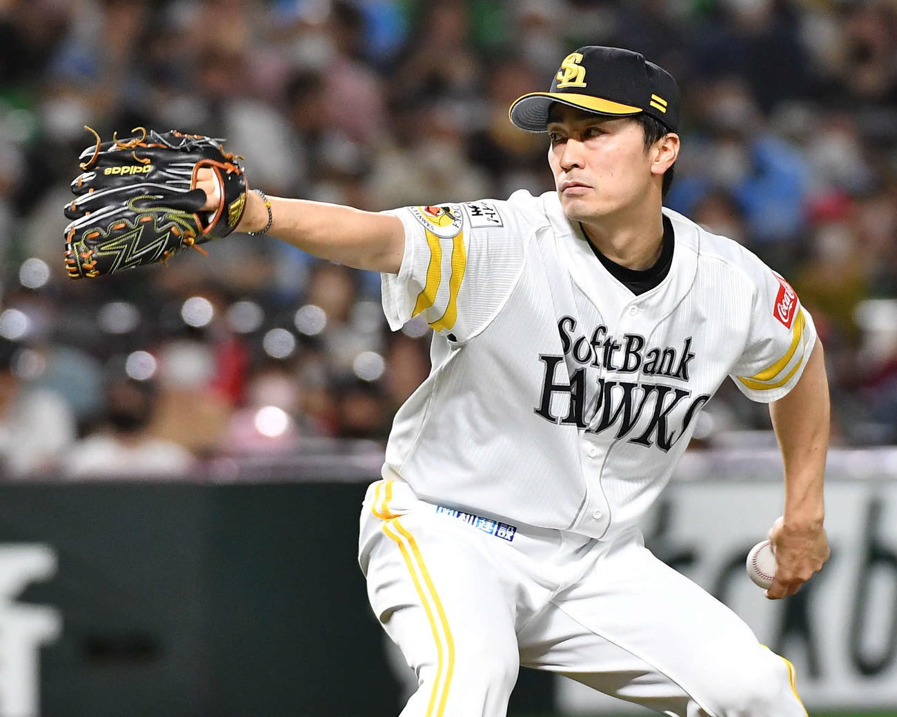 ソフトバンク和田毅（2022年6月19日撮影）