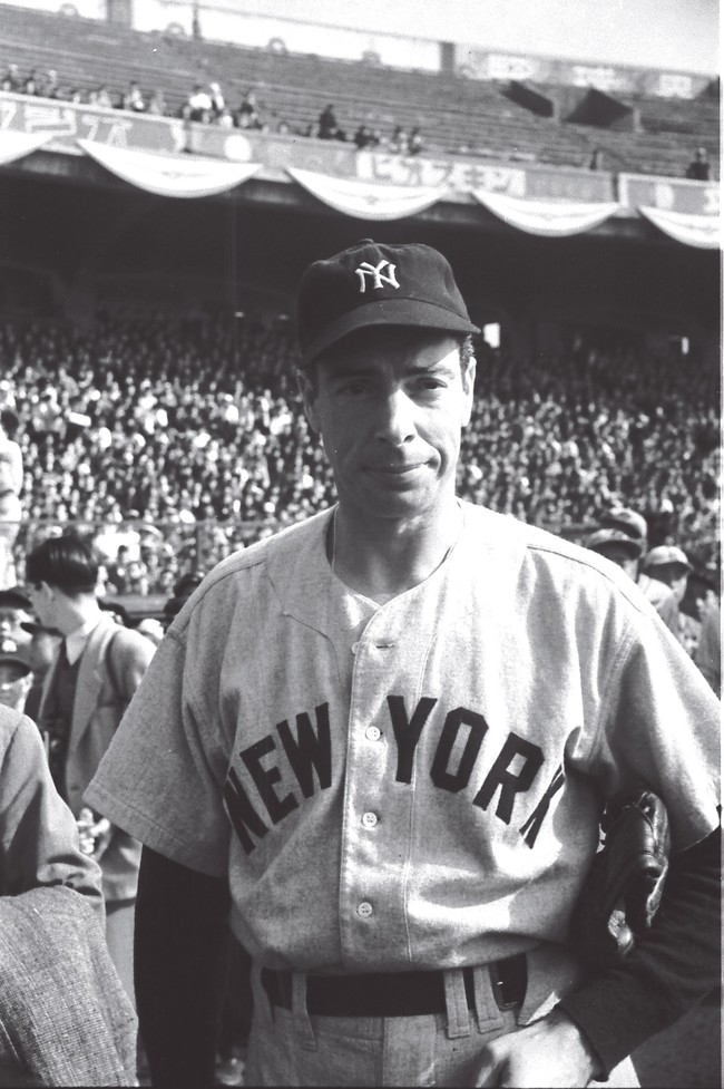 1950年に来日したジョー・ディマジオ