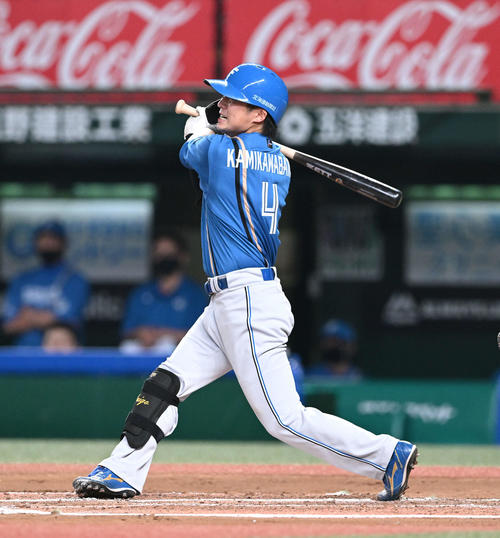 日本ハム】上川畑大悟が適時二塁打 フルカウントから2度虫を払って