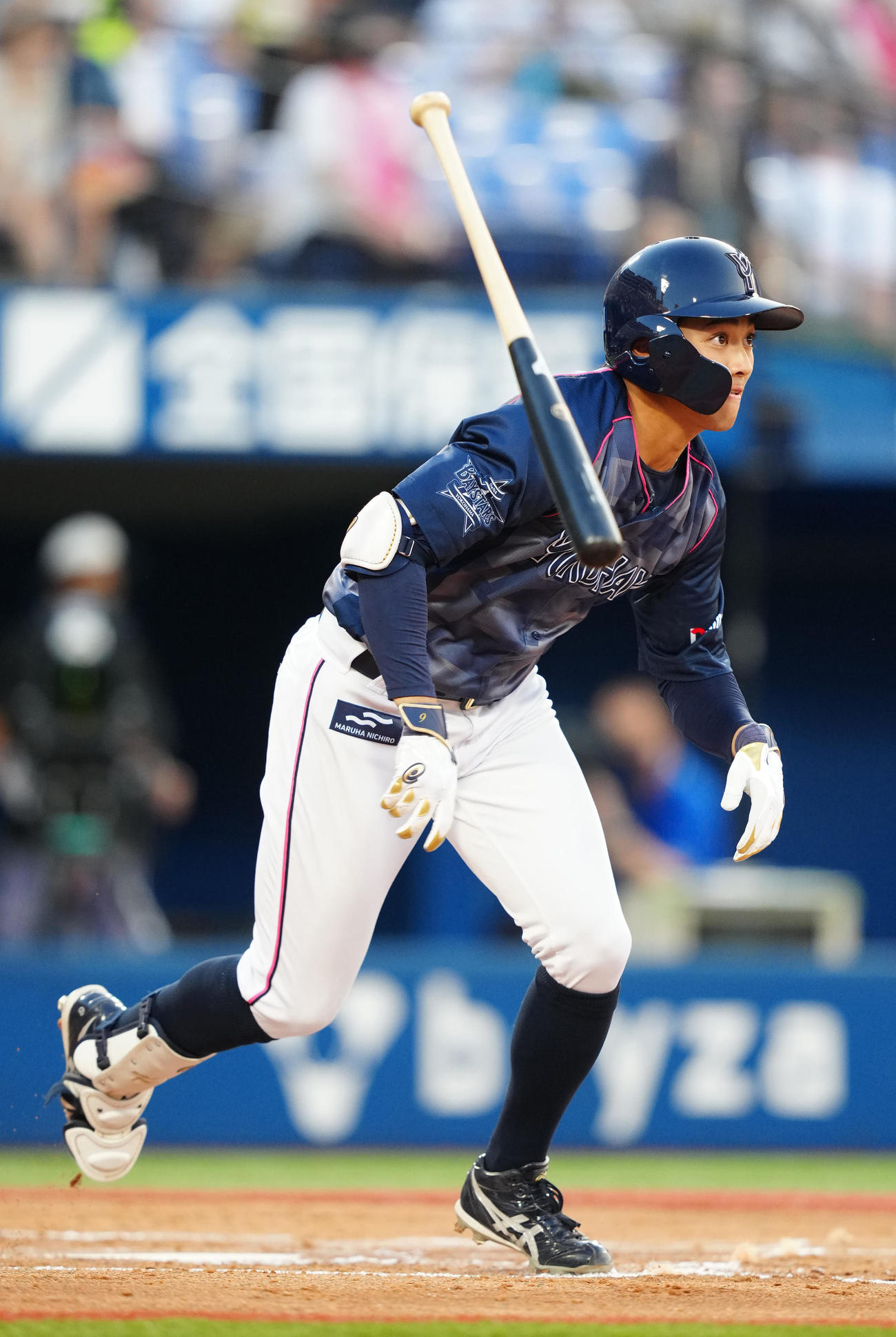 DeNA対阪神　1回裏DeNA2死三塁、右前適時打を放つ森（撮影・江口和貴）