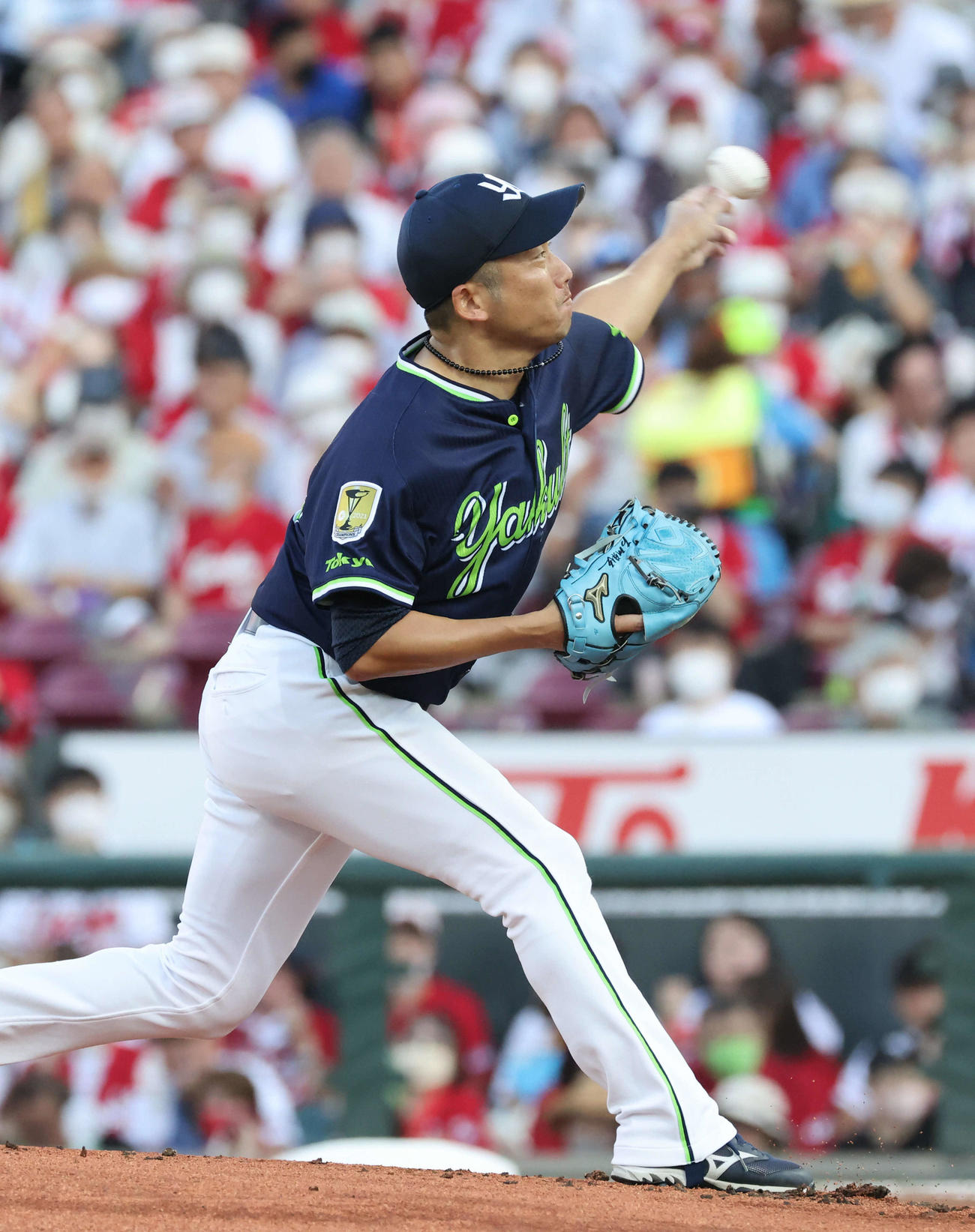広島対ヤクルト　ヤクルト先発の石川（撮影・加藤孝規）