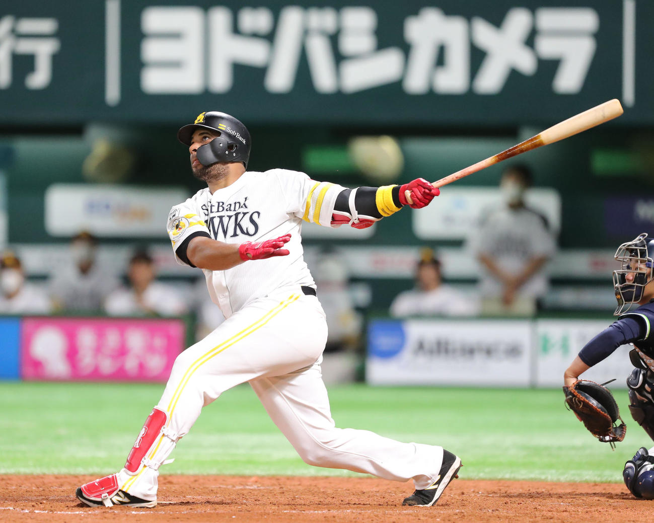 ソフトバンク時代のバレンティン（2021年6月12日撮影）