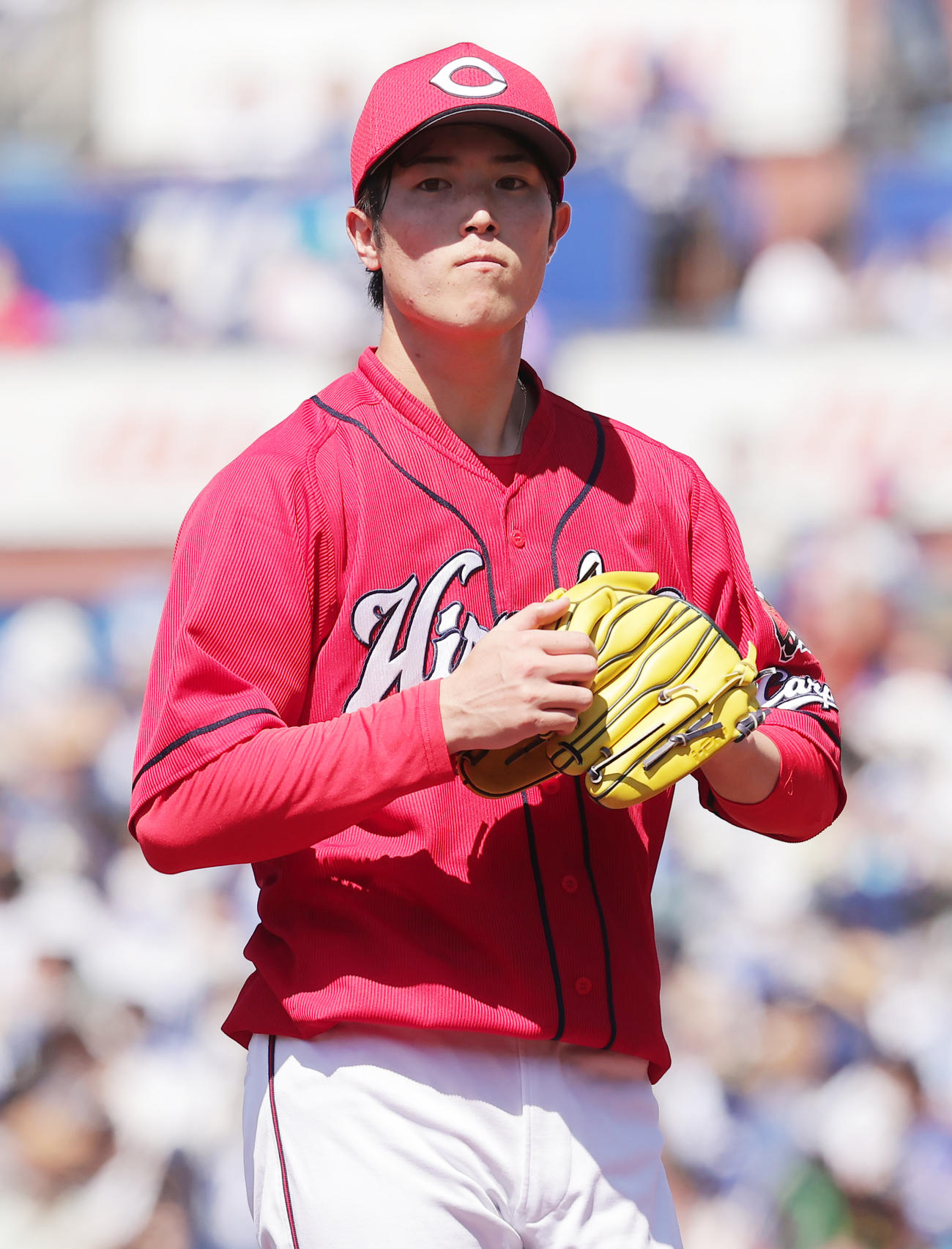 広島森下暢仁（2022年6月25日撮影）