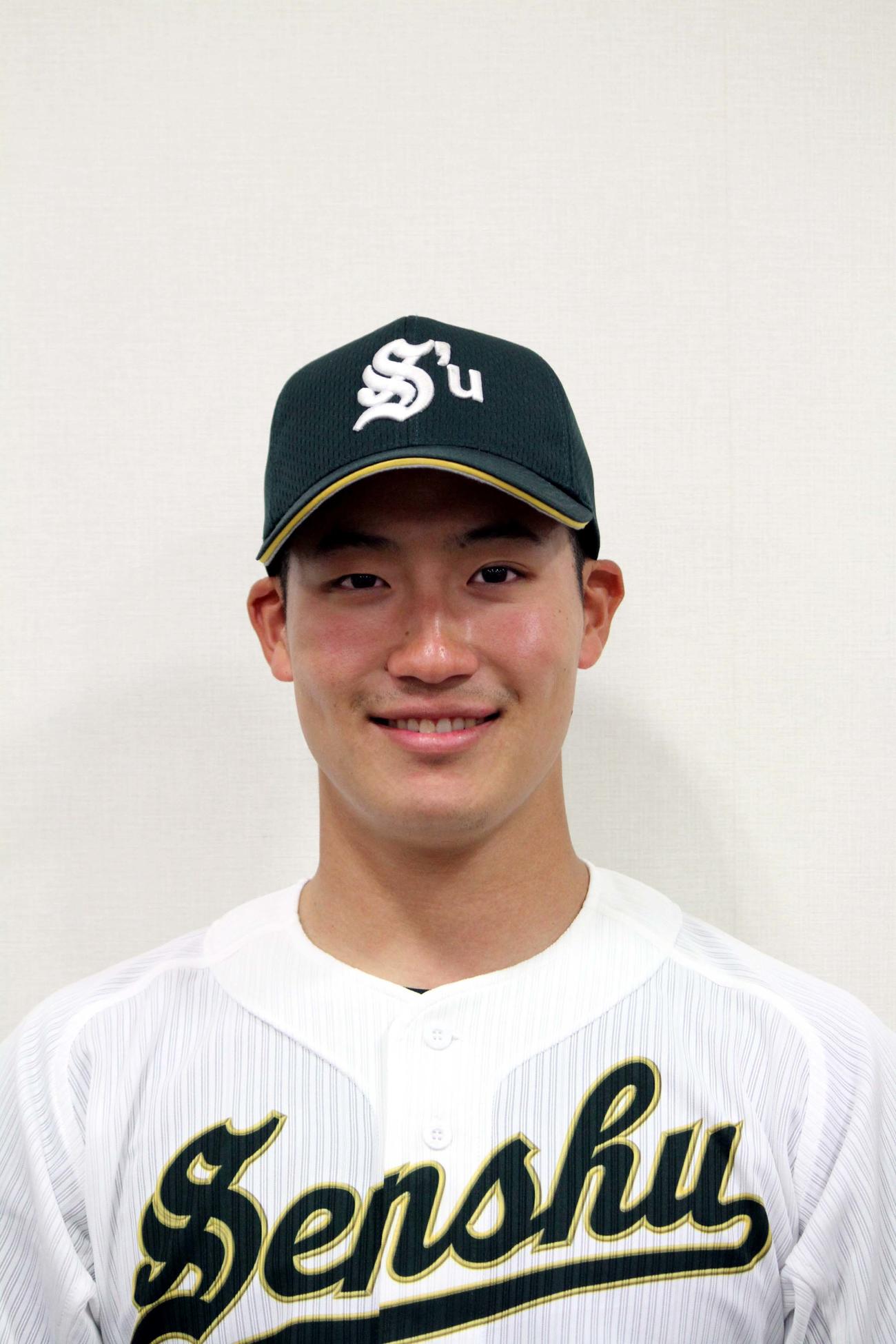 札幌大谷出身の専大・菊地（提供写真）