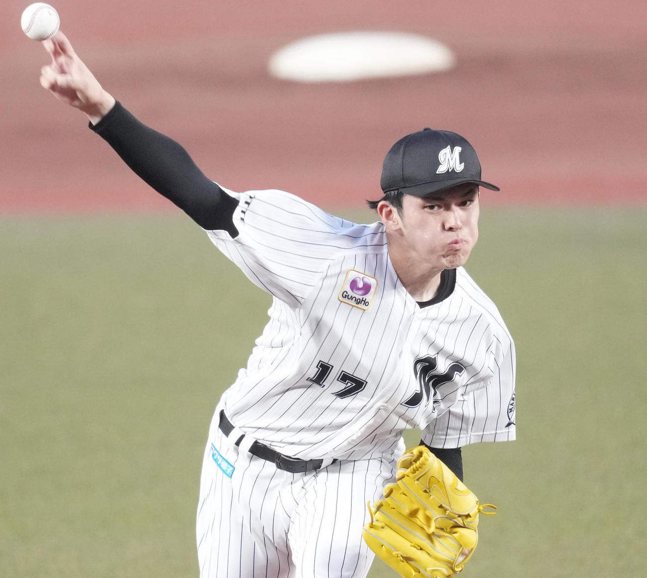 ロッテ佐々木朗希（2022年6月22日撮影）