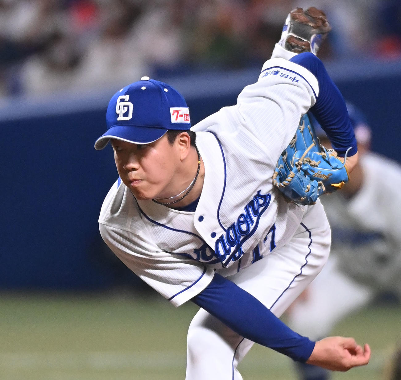 中日柳裕也（2022年6月撮影）