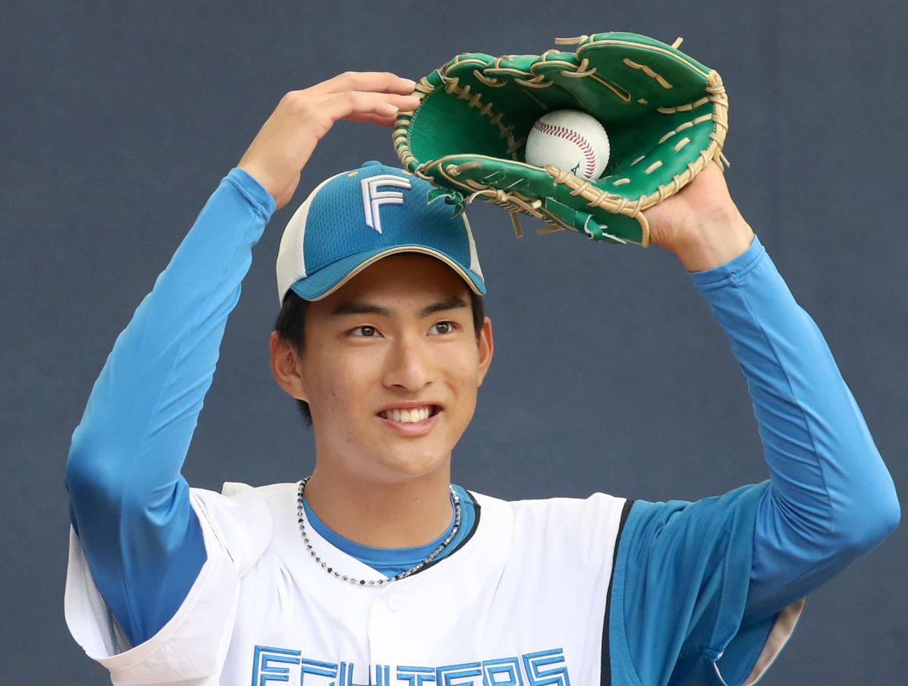 日本ハム達孝太（2022年2月17日撮影）