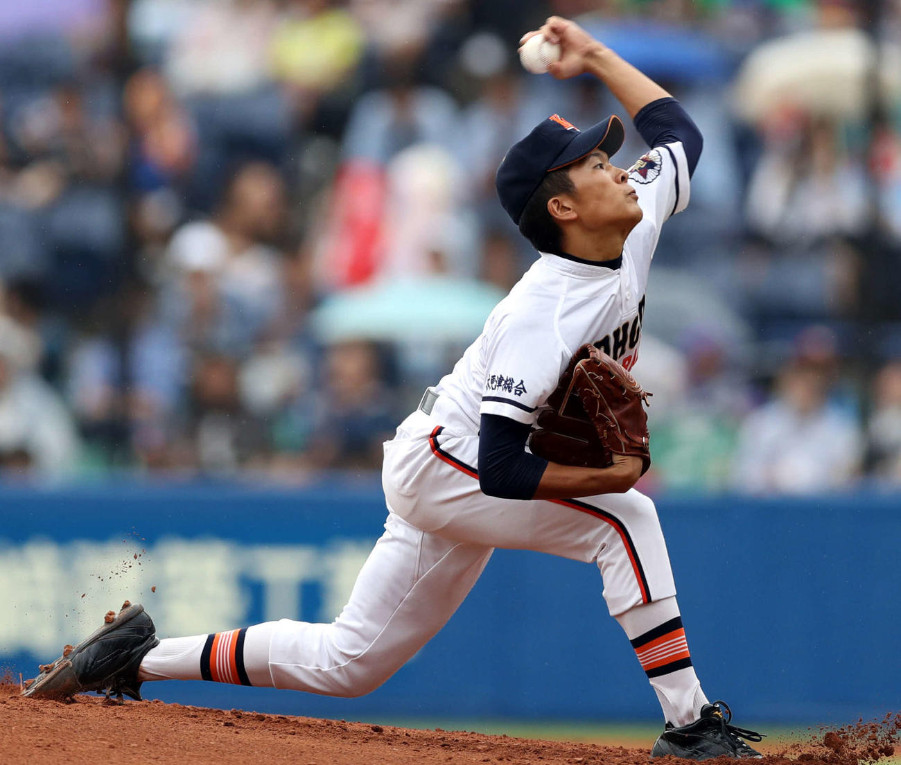 16年7月、夏の甲子園千葉大会決勝の市船橋戦で先発する木更津総合・早川