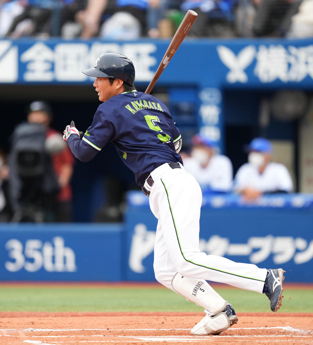 ヤクルト川端慎吾（2022年5月撮影）