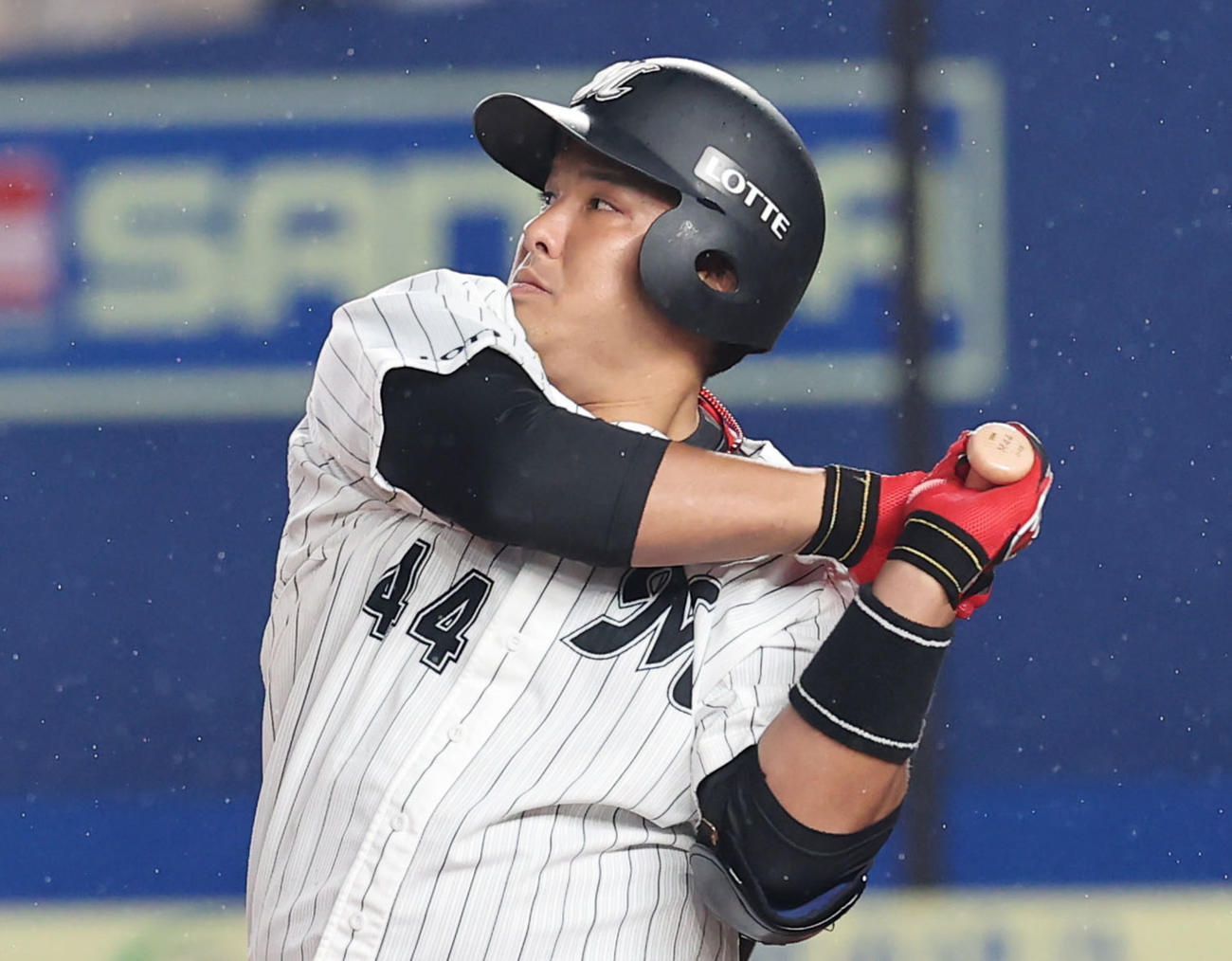 ロッテ井上晴哉（2021年5月7日撮影）