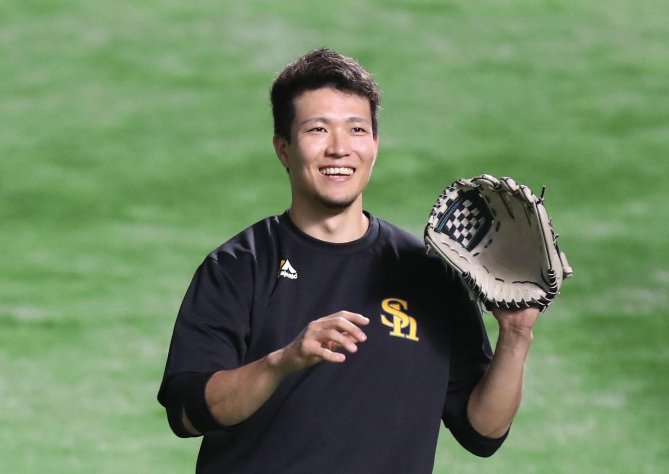 ソフトバンク千賀滉大（2022年6月23日撮影）
