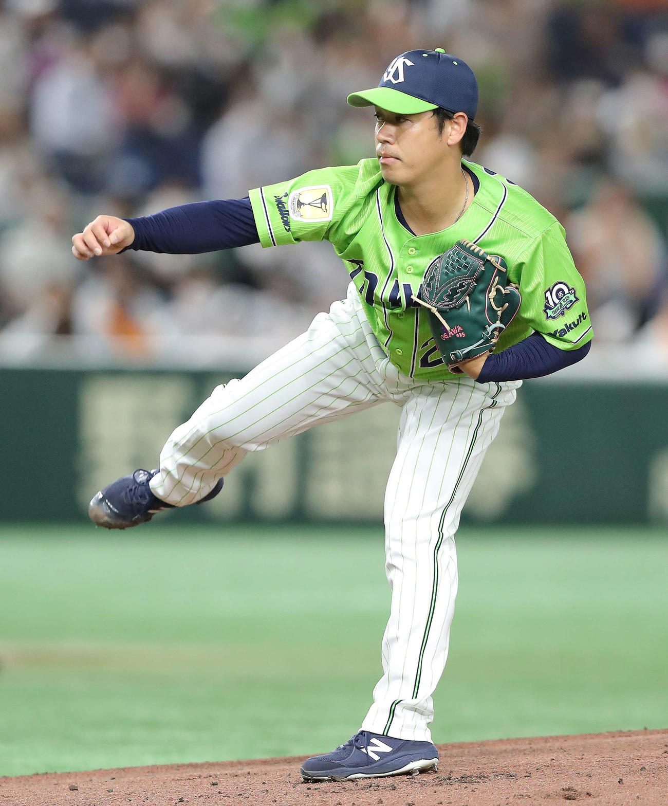 巨人対ヤクルト　ヤクルト先発の小川（撮影・河田真司）