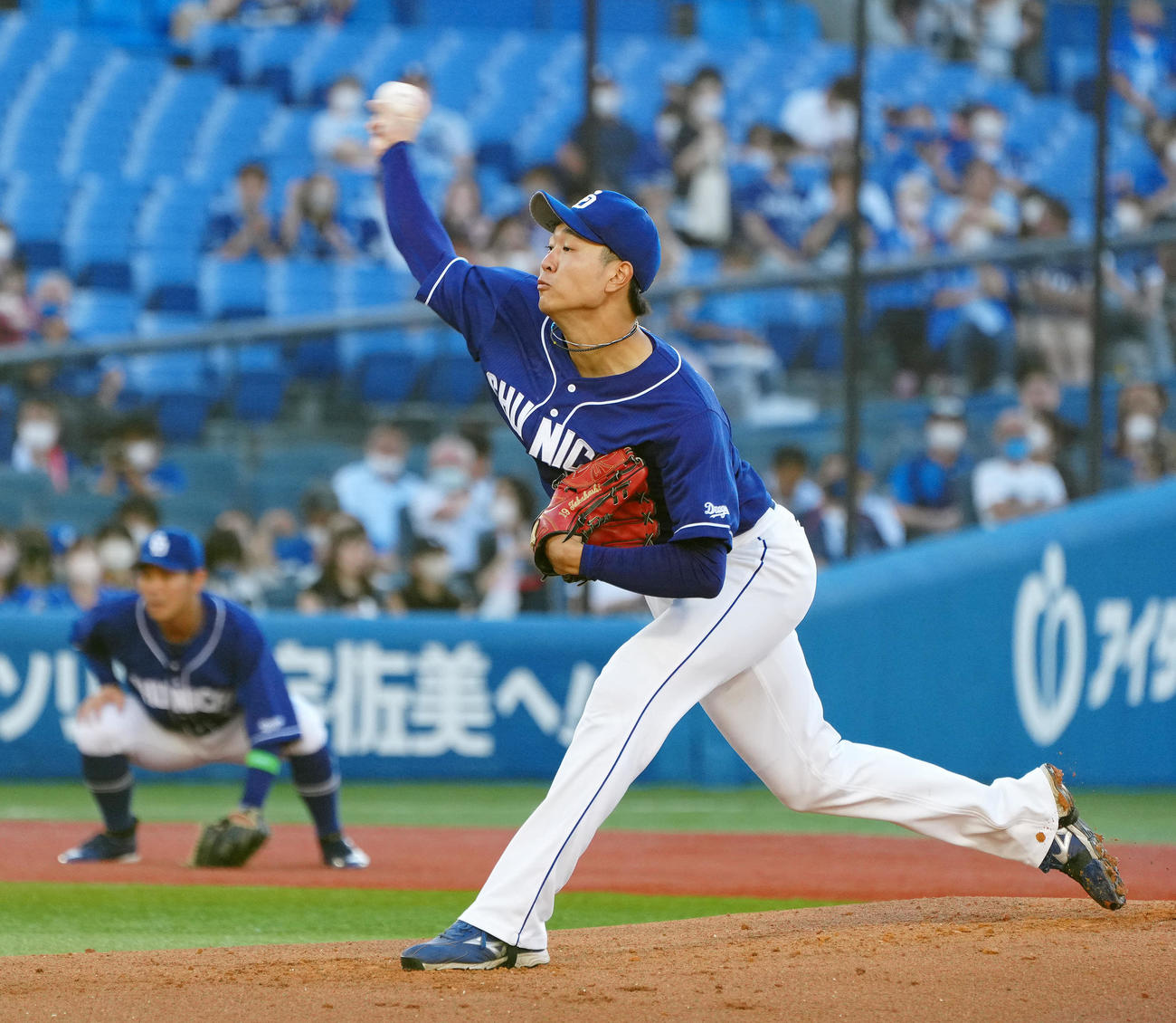 DeNA対中日　中日先発の高橋宏（撮影・江口和貴）