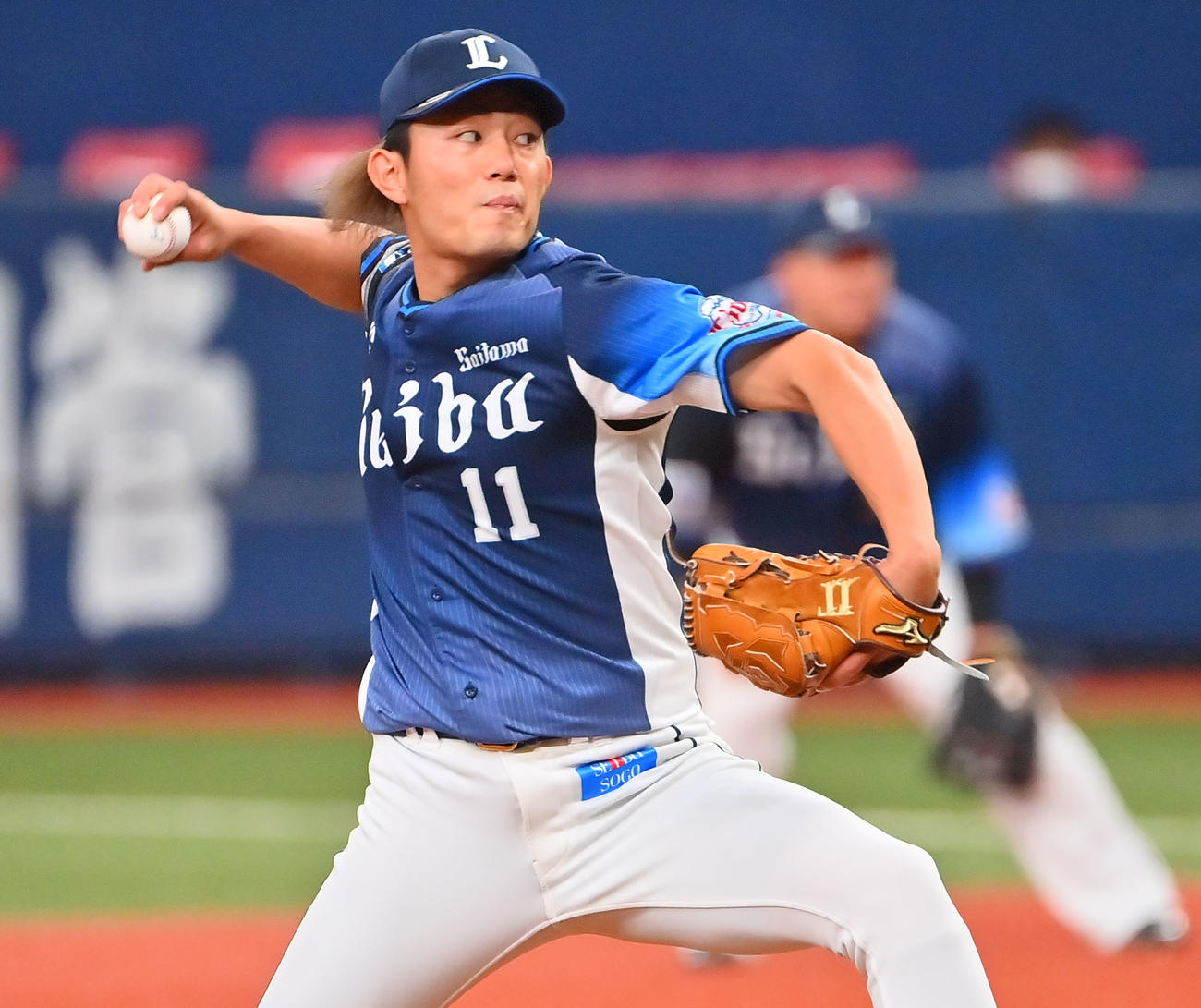 オリックス対西武　西武先発の今井（撮影・和賀正仁）