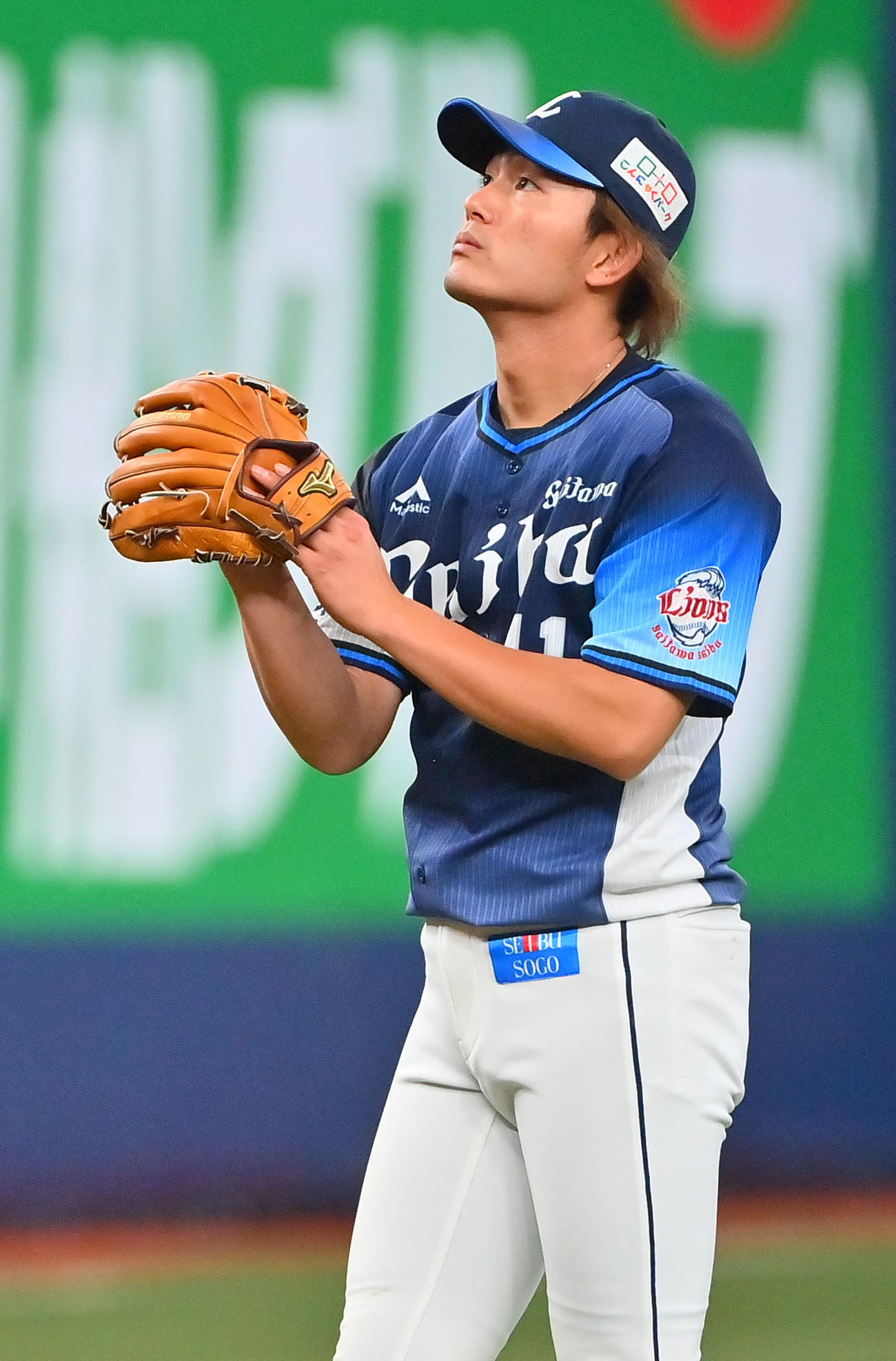 オリックス対西武　6回裏に失点し天を仰ぐ今井（撮影・和賀正仁）