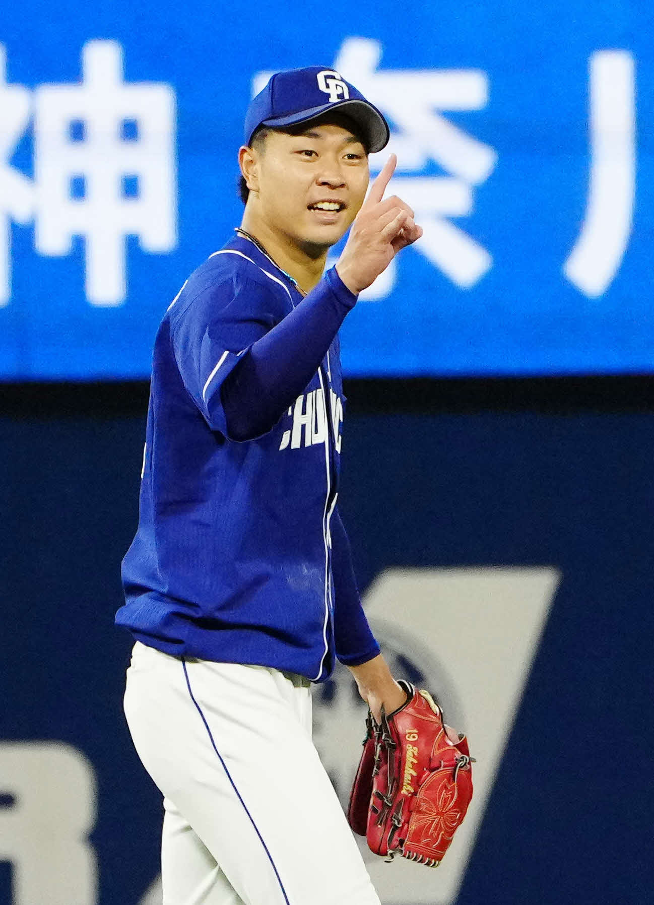 DeNA対中日　6回裏DeNA1死、大田を遊ゴロに仕留めた高橋宏（撮影・江口和貴）