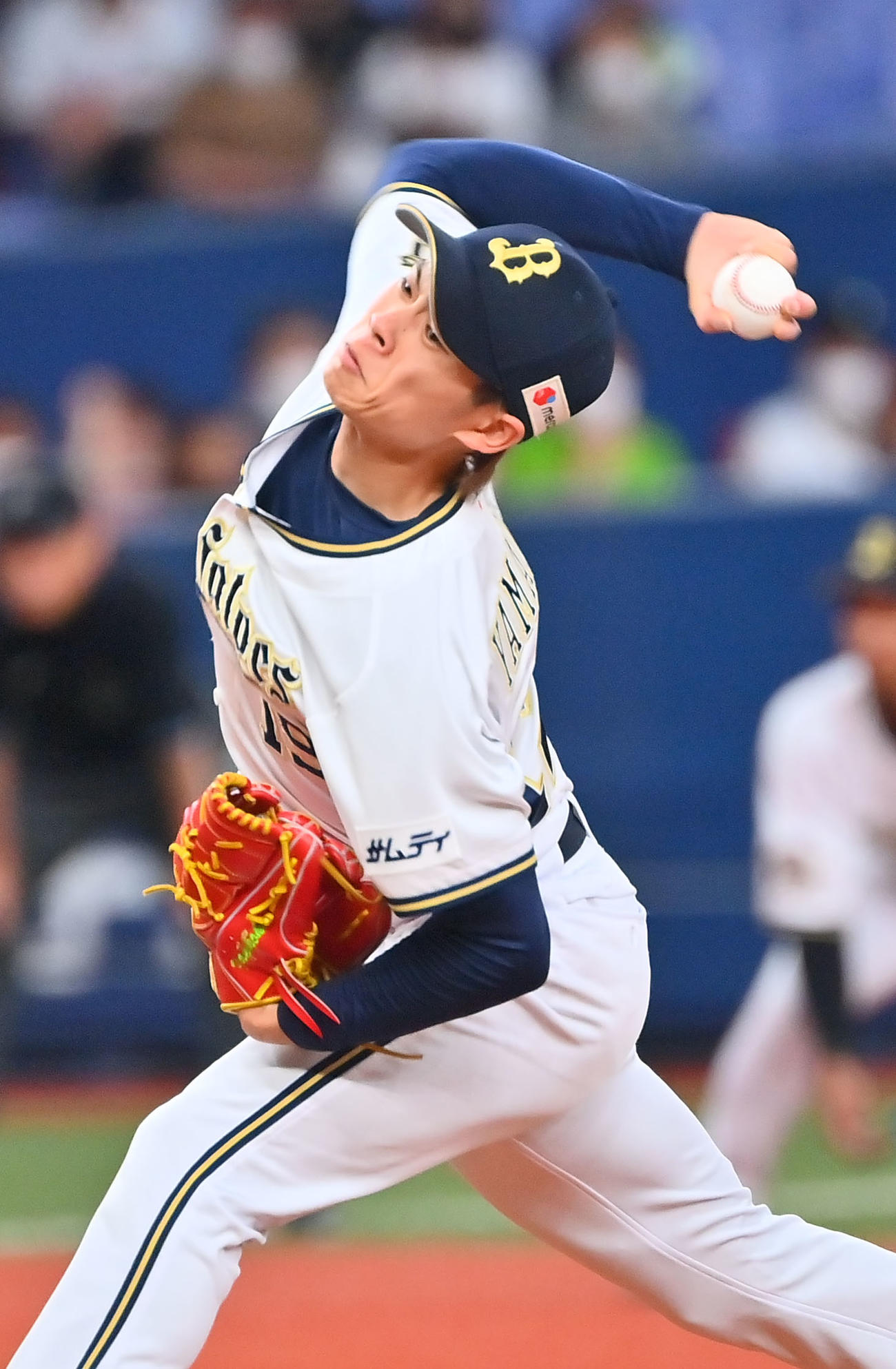 オリックス山岡泰輔（2022年6月7日撮影）