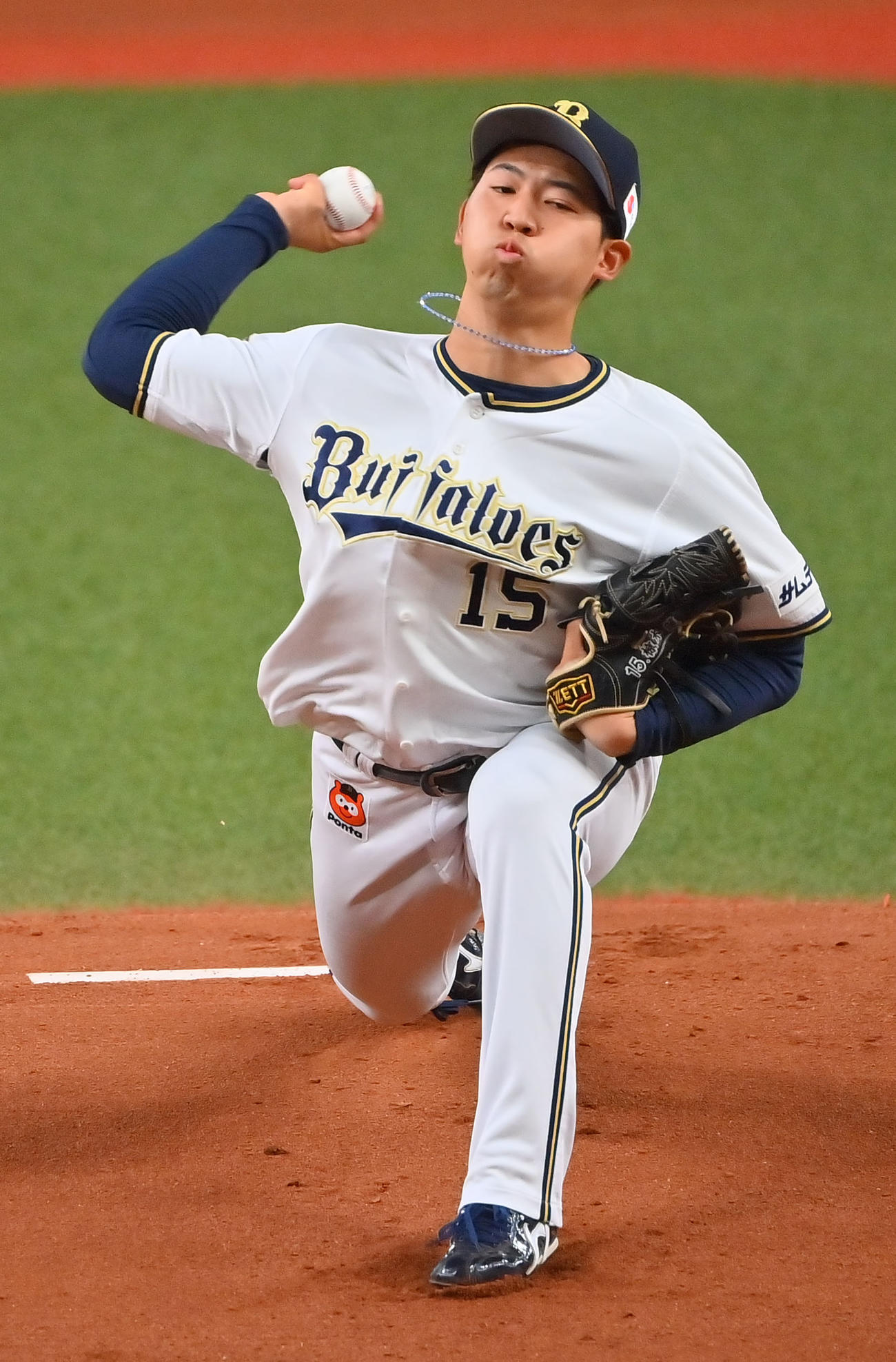 オリックス対西武　オリックス先発の椋木（撮影・和賀正仁）