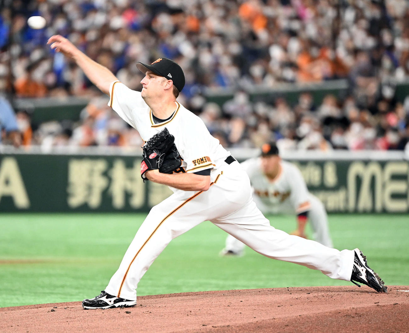 巨人対DeNA　巨人の先発アンドリース（撮影・たえ見朱実）