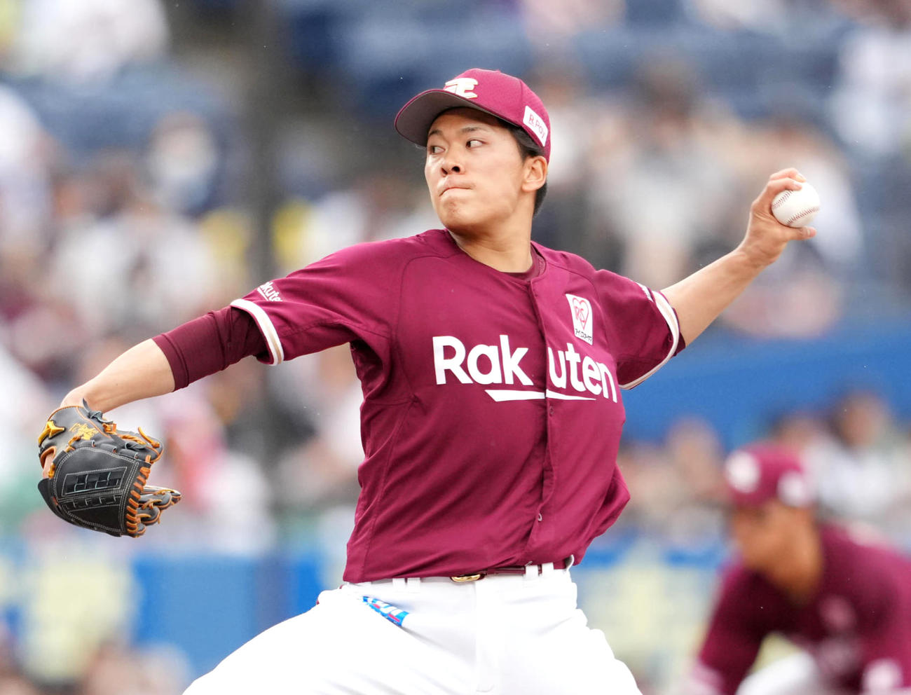 楽天早川隆久（2022年7月3日撮影）