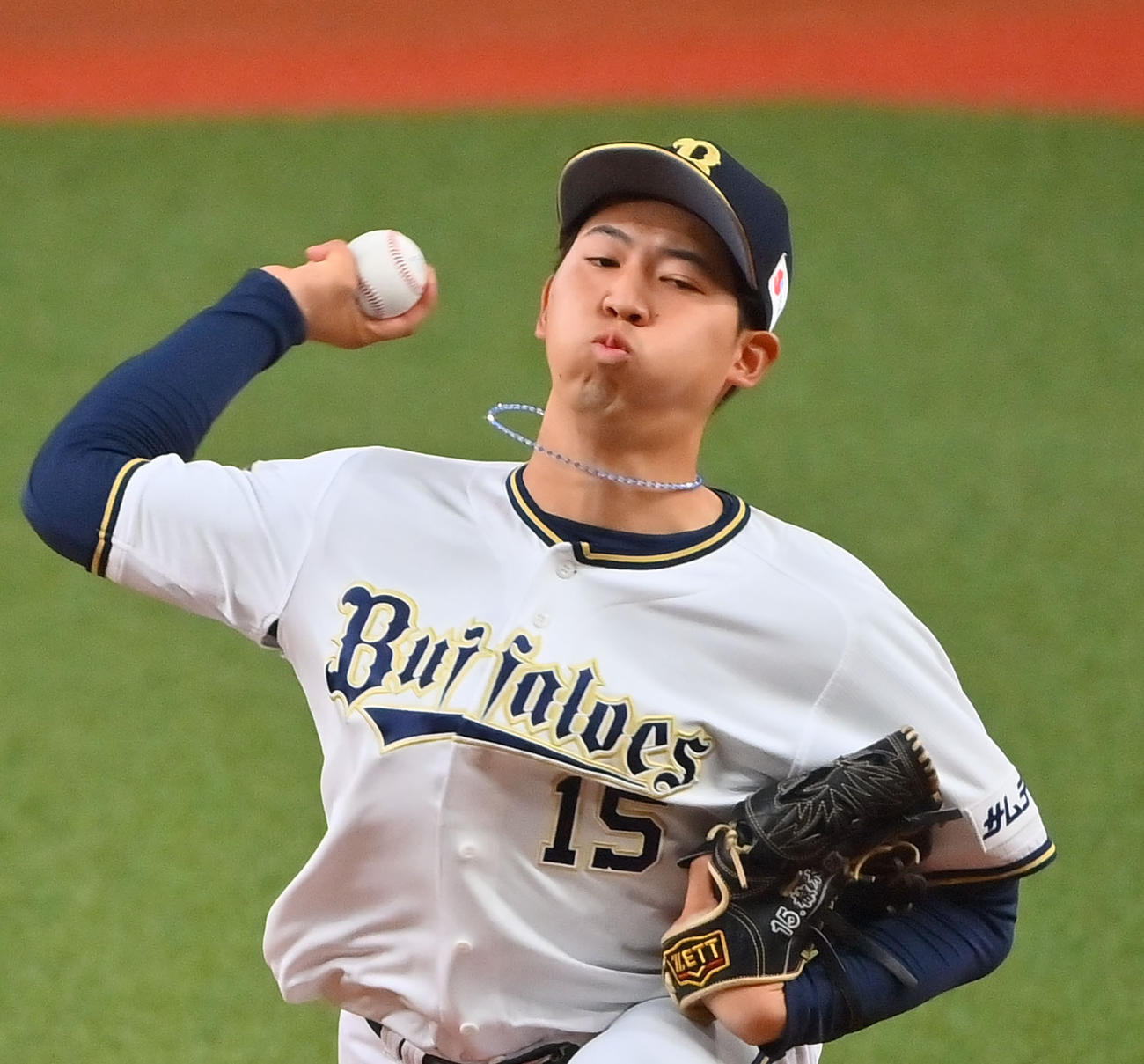 7月7日　オリックス対西武　オリックス先発の椋木（撮影・和賀正仁）