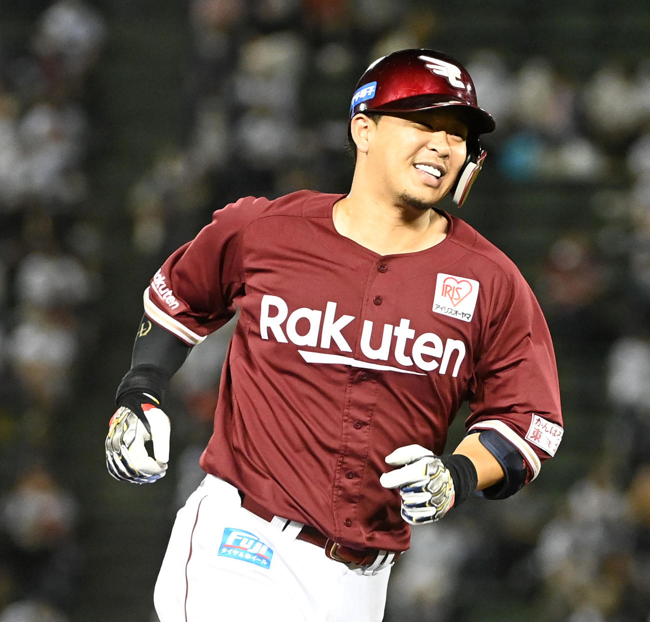 楽天浅村栄斗（2022年6月28日撮影）