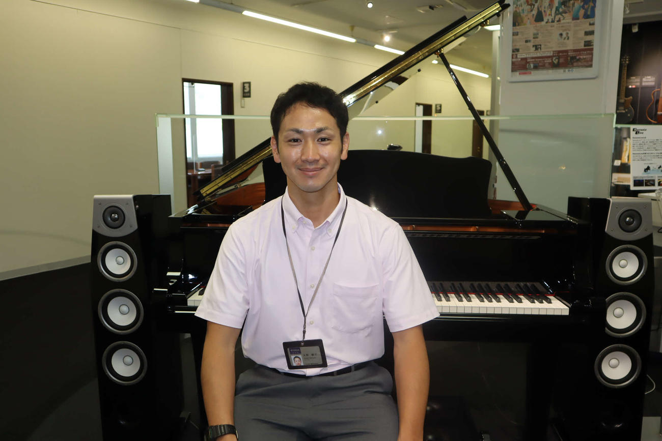 ヤマハ社員として物流業務を担当する大野健介氏（同社提供）