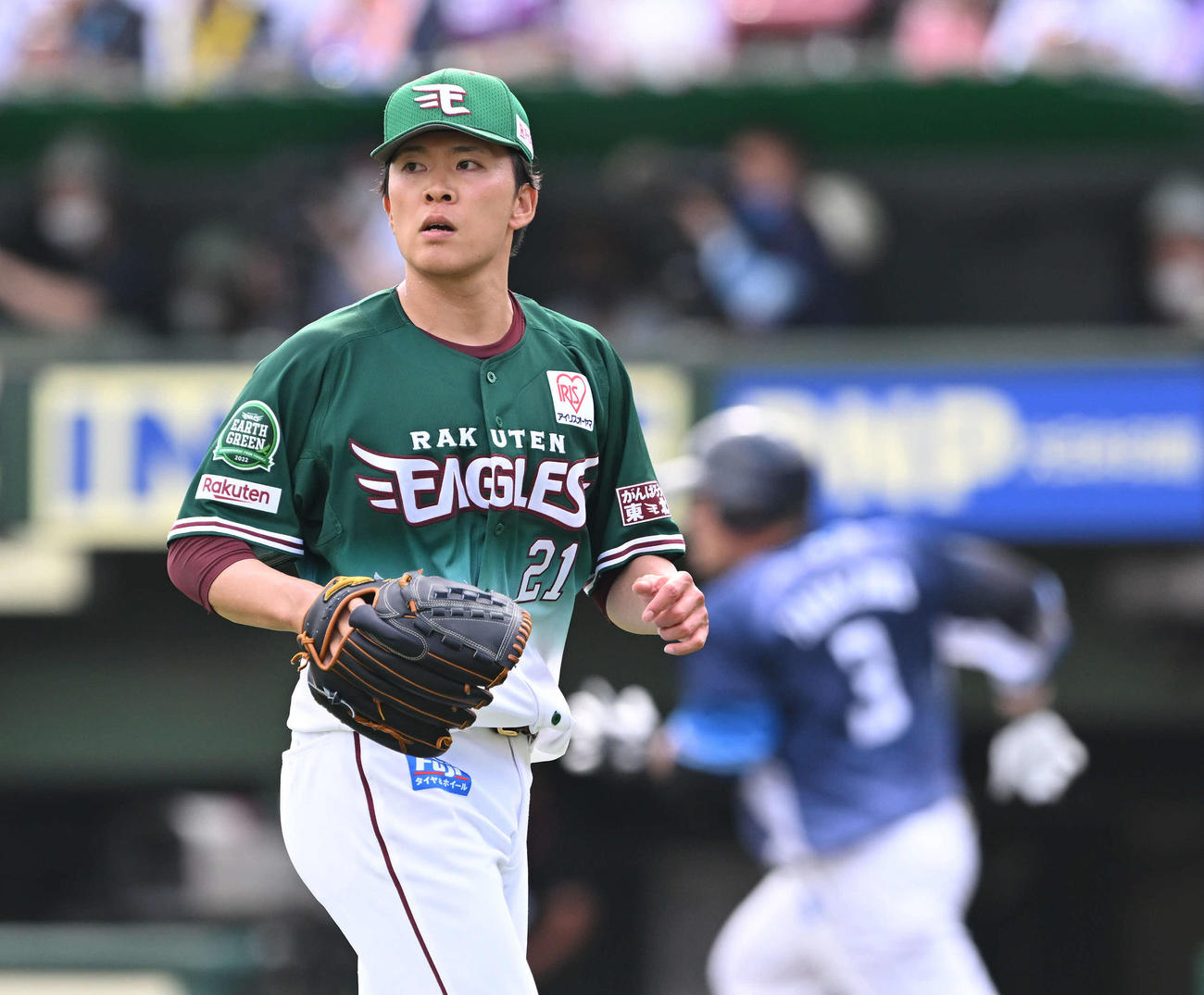 楽天早川隆久（2022年7月10日撮影）