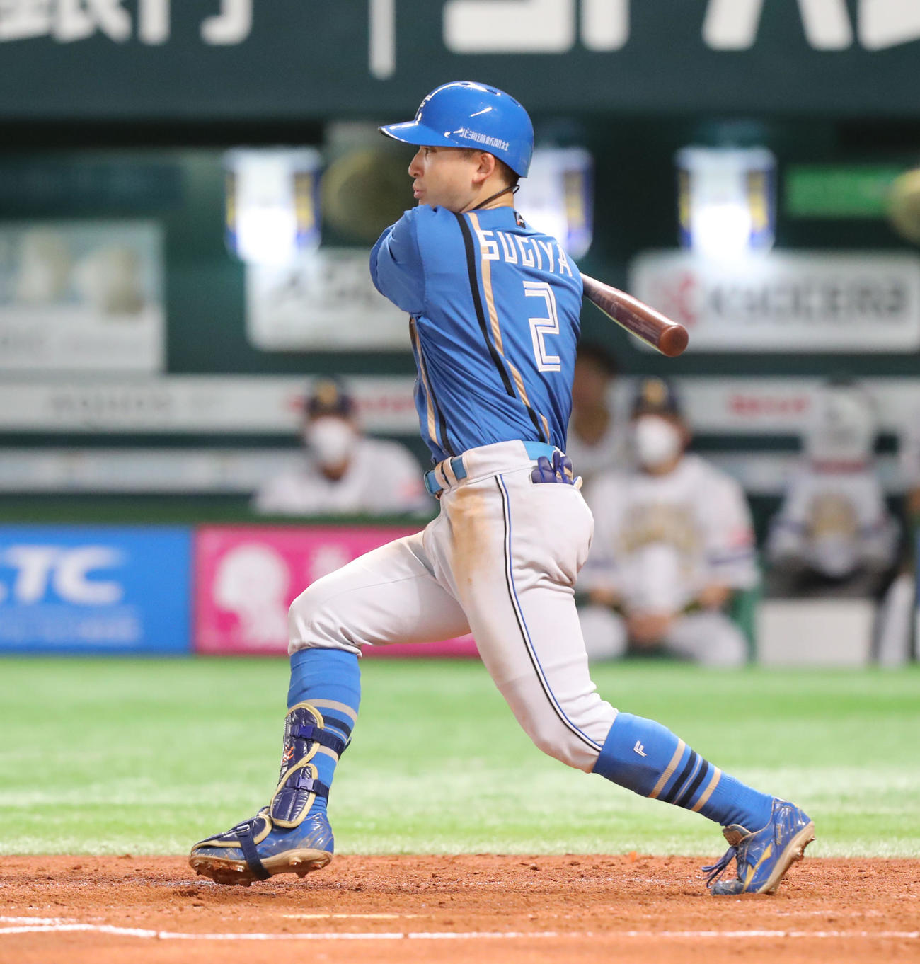 日本ハム杉谷拳士（2022年7月10日撮影）