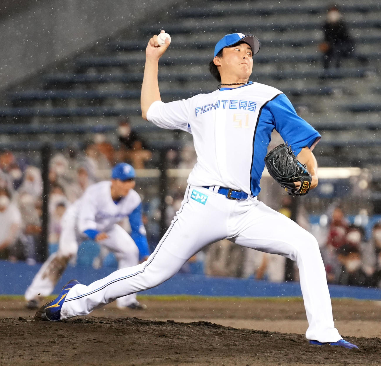 日本ハム石川直也（2022年7月14日撮影）