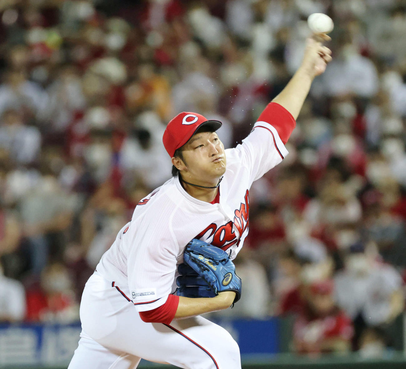 広島床田寛樹（2022年7月13日撮影）