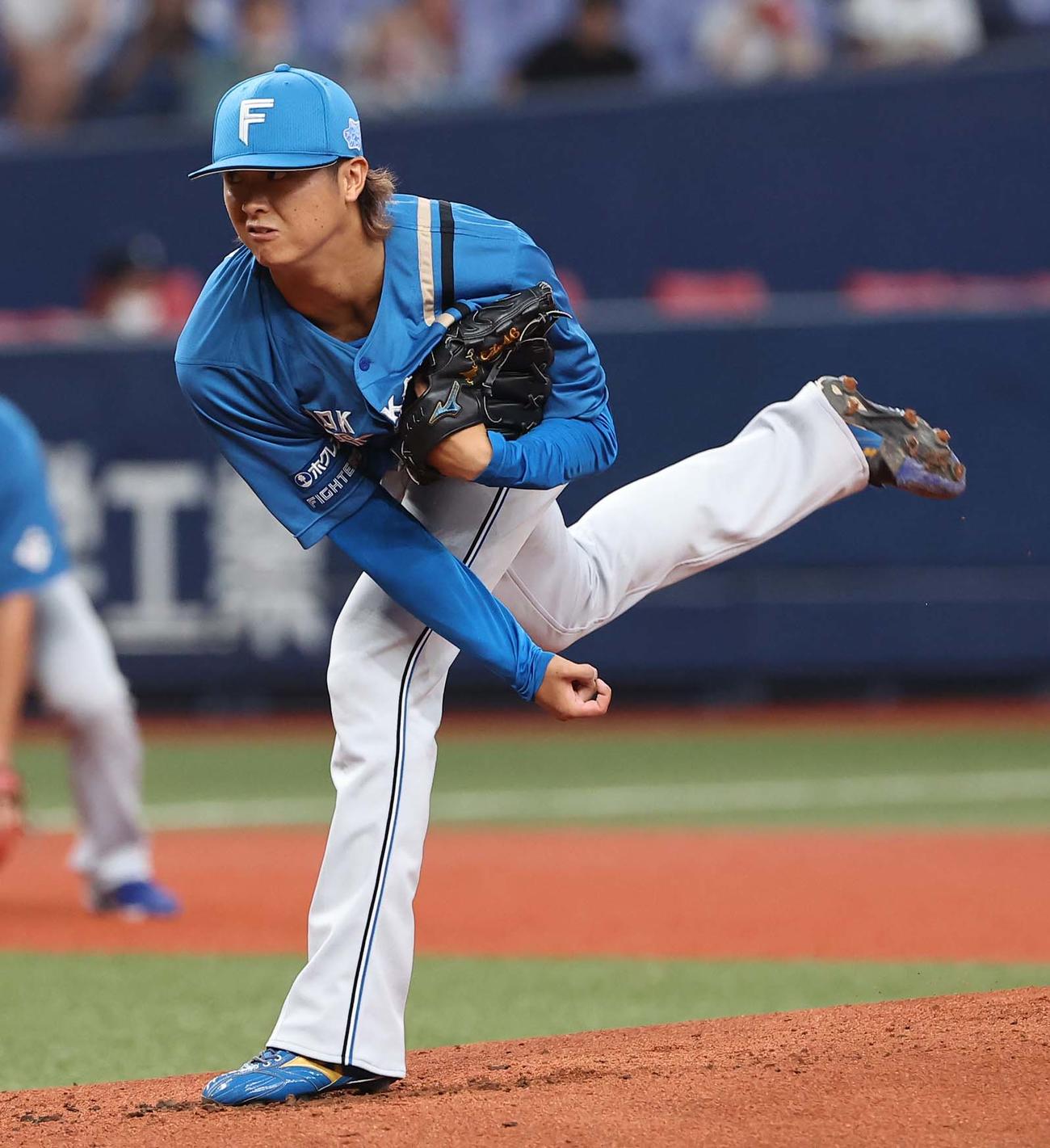 オリックス対日本ハム　日本ハム先発の田中（撮影・上田博志）