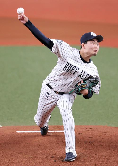 オリックス対日本ハム オリックス先発の竹安(撮影・上山淳一)