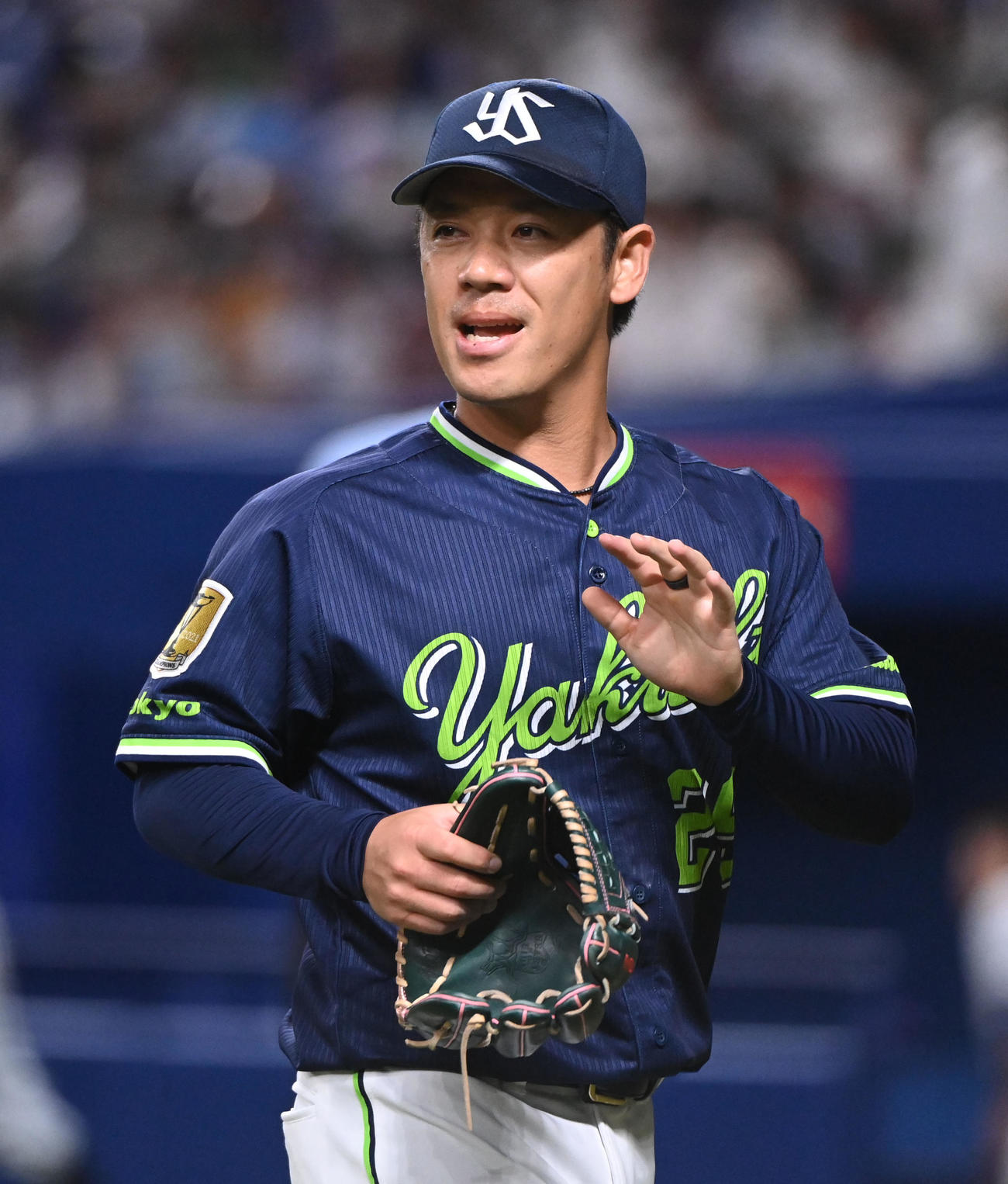 ヤクルト小川泰弘（2022年7月14日撮影）