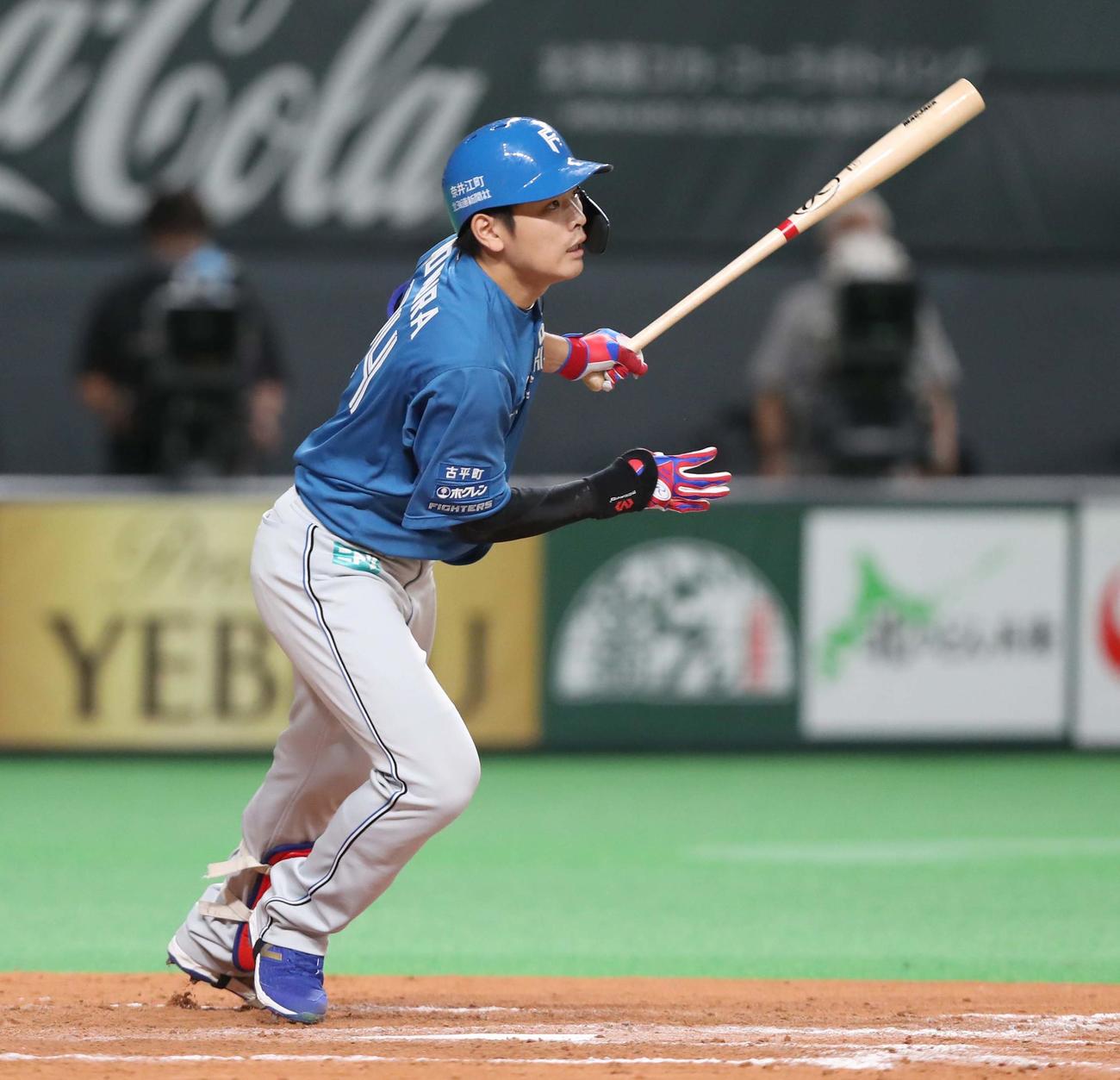 日本ハム野村（2022年7月17日撮影）