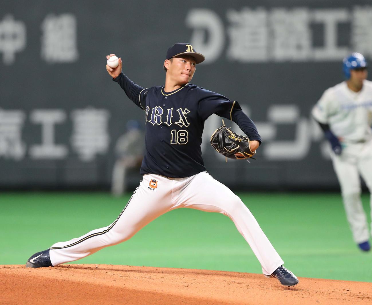 オリックス山本由伸（2022年7月2日撮影）