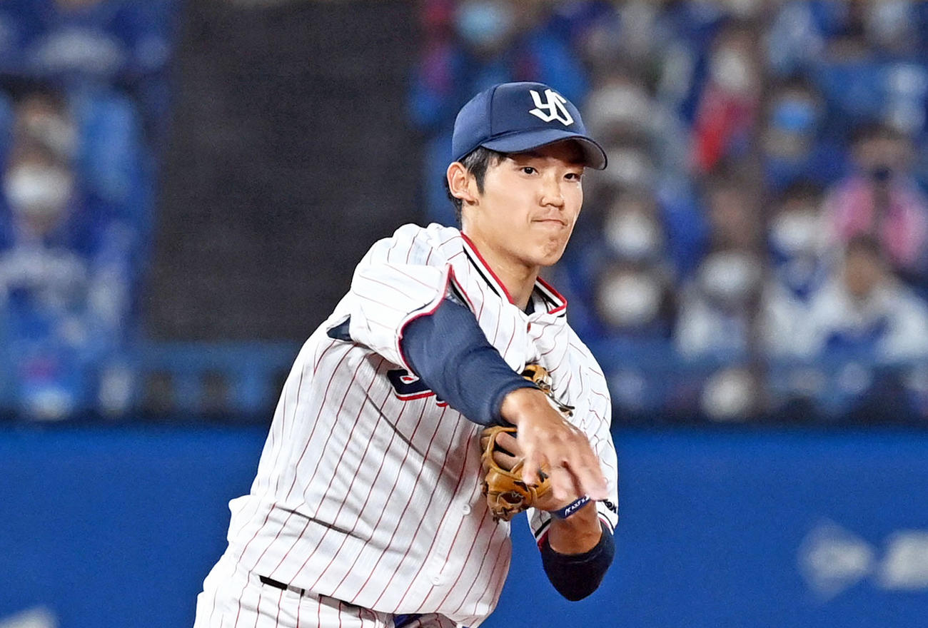 ヤクルト武岡龍世（2020年10月23日撮影）