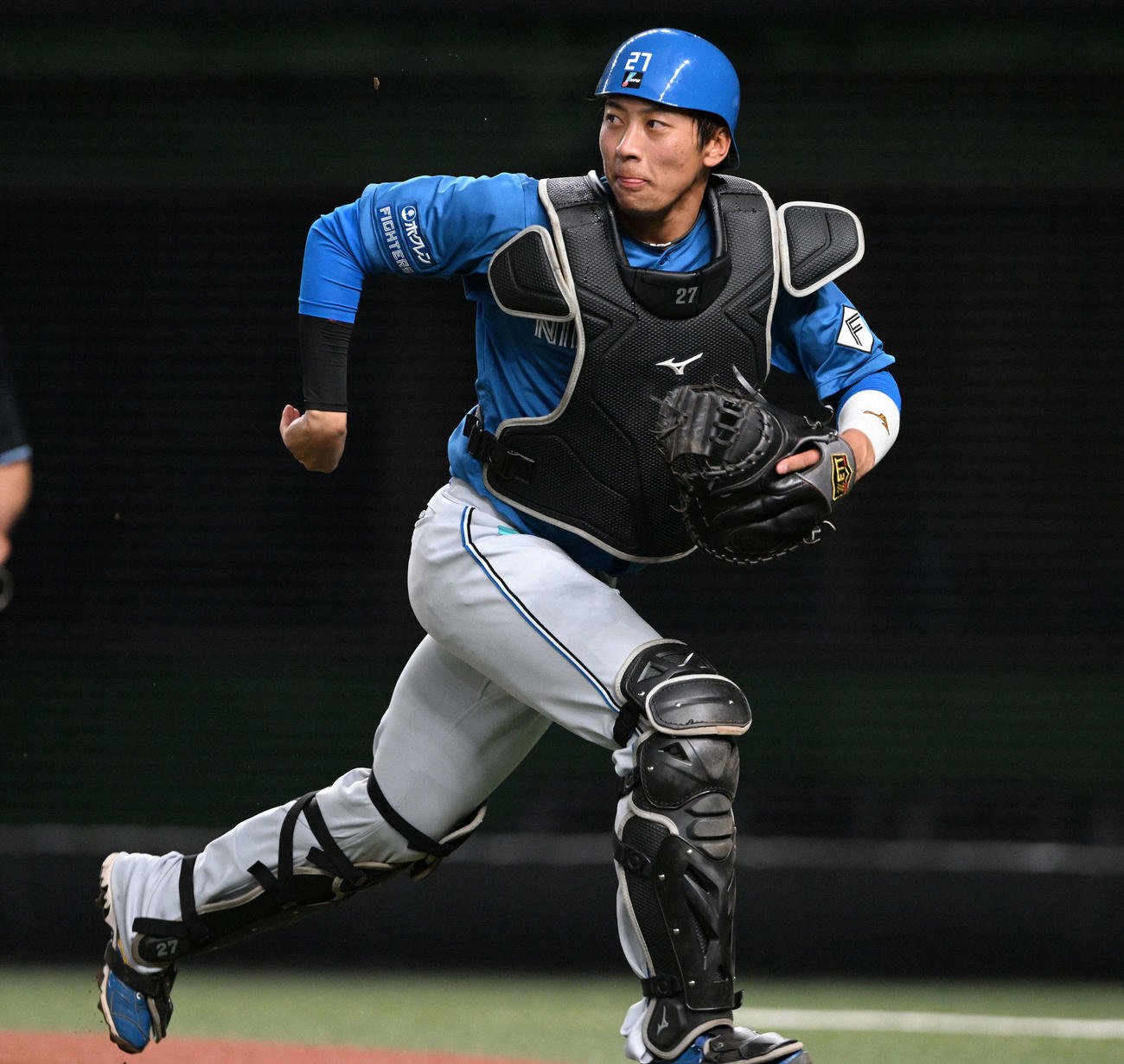 日本ハム古川裕大（4月13日撮影）