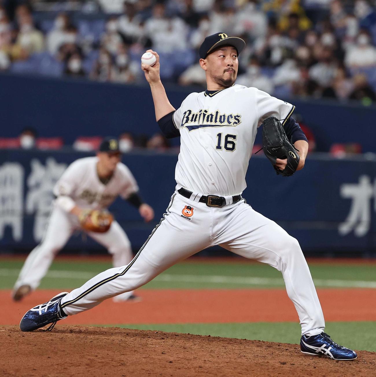 オリックス平野佳寿（2022年6月21日撮影）