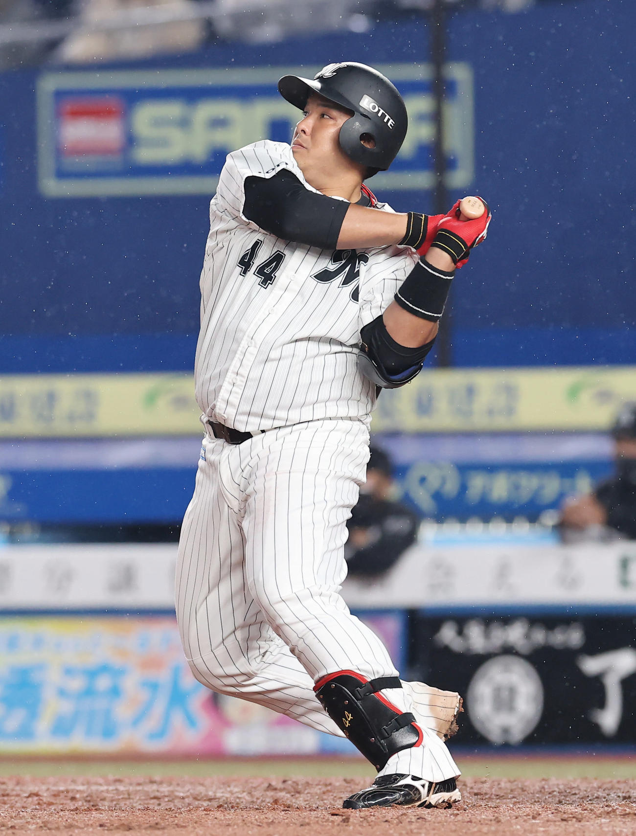 ロッテ井上晴哉（2021年5月7日撮影）