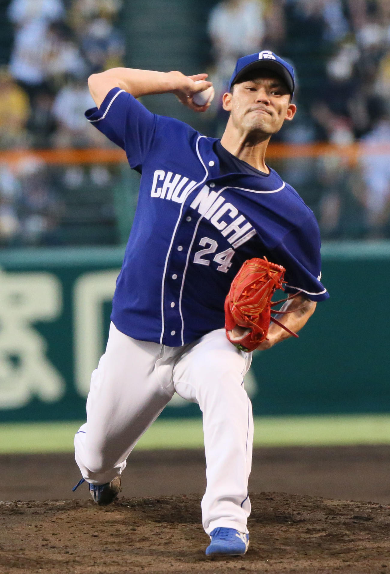 中日福谷浩司（2021年8月31日撮影）