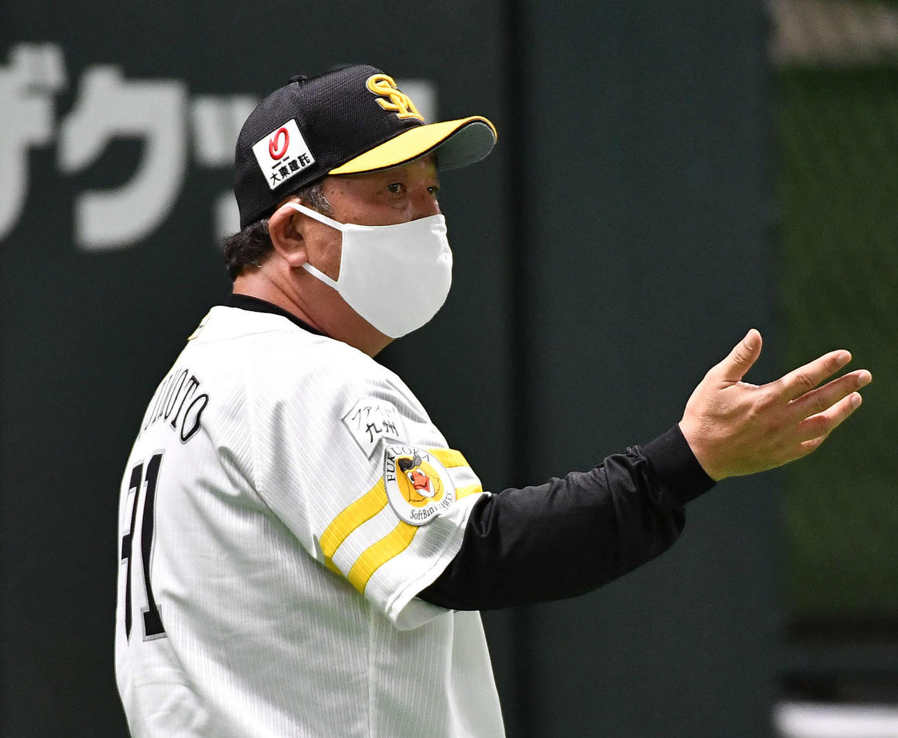ソフトバンク藤本監督（2022年7月21日撮影）