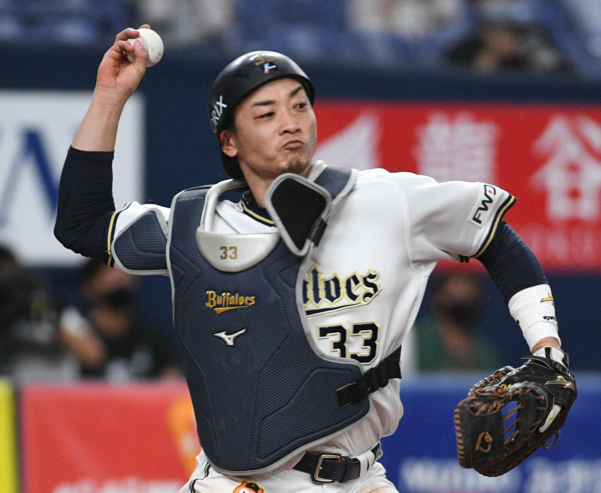 オリックス松井雅人（2020年8月4日撮影）