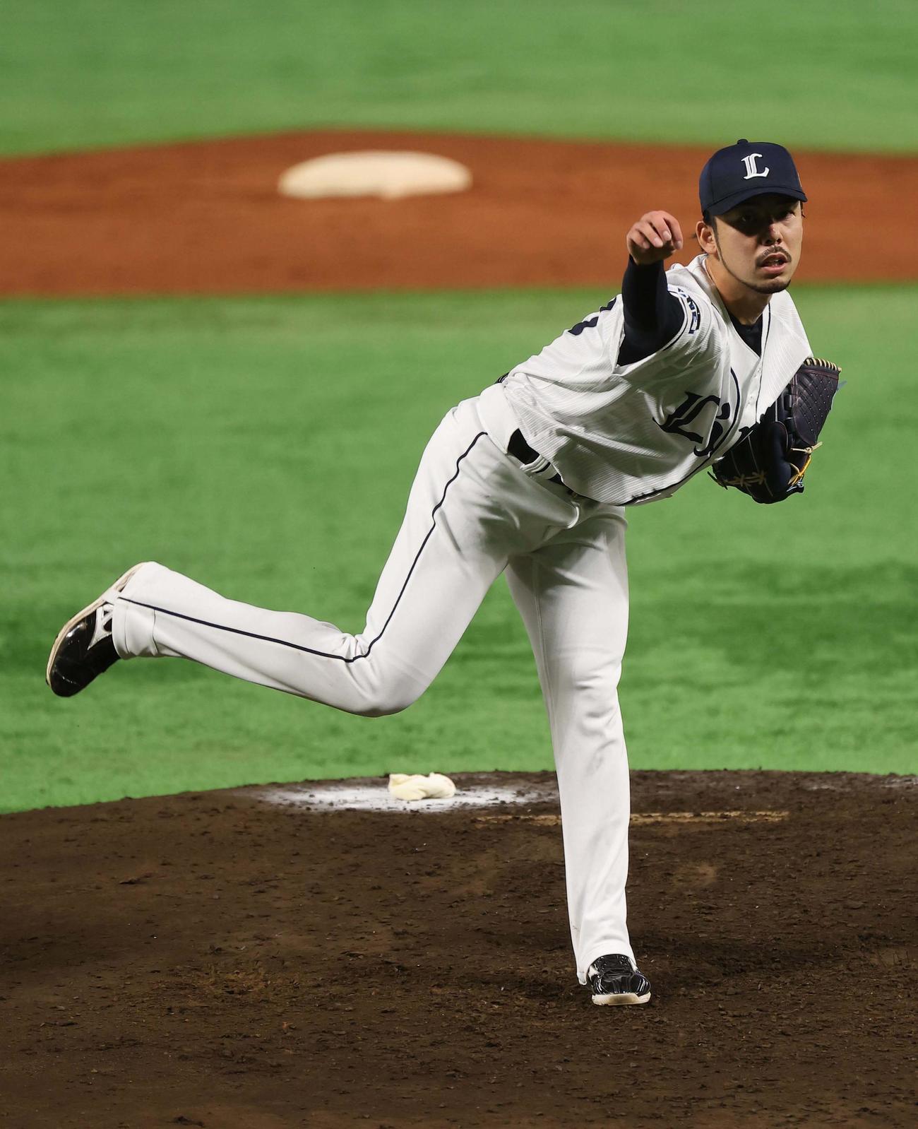 全パ対全セ　全パ4番手の本田（撮影・上田博志）