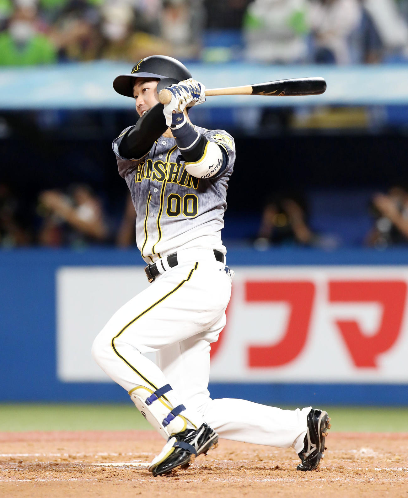 阪神山本泰寛（2021年10月10日撮影）