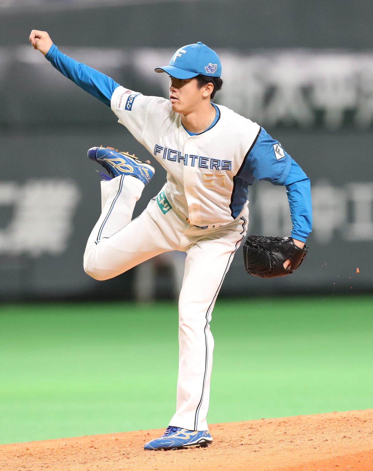 日本ハム北山亘基（2022年7月1日撮影）