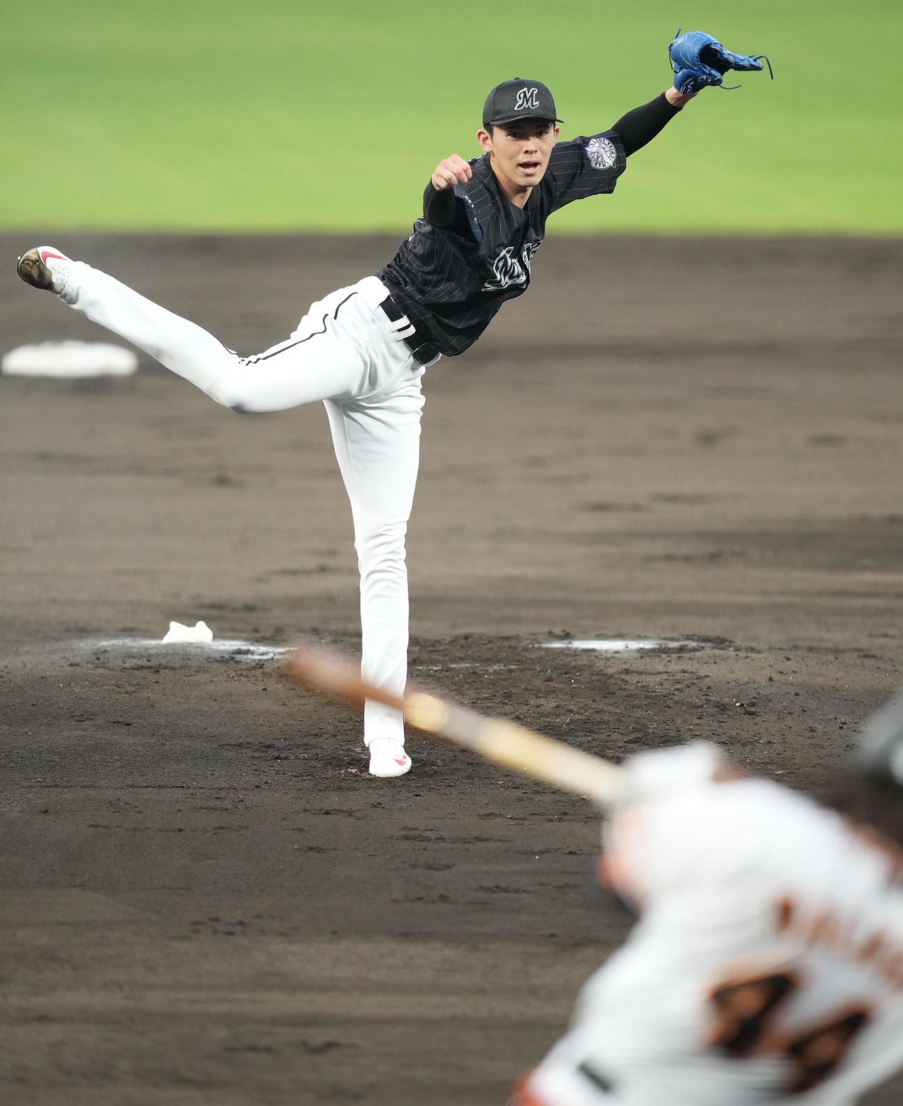 全セ対全パ　全パ先発の佐々木朗（撮影・菅敏）