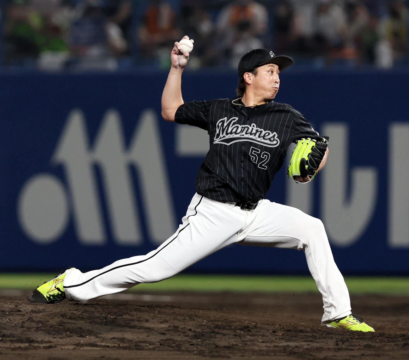 全セ対全パ　9回裏全セ2死、全パ11番手で登板する益田（撮影・加藤哉）