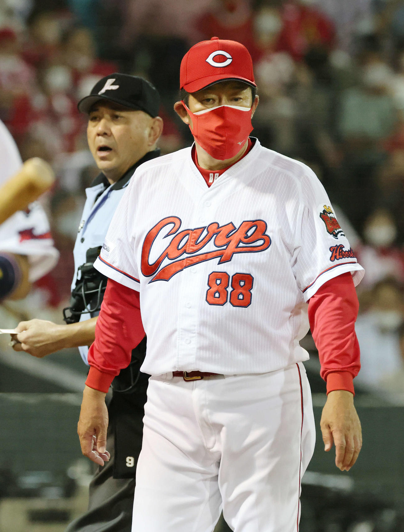 広島佐々岡真司監督（2022年7月20日撮影）