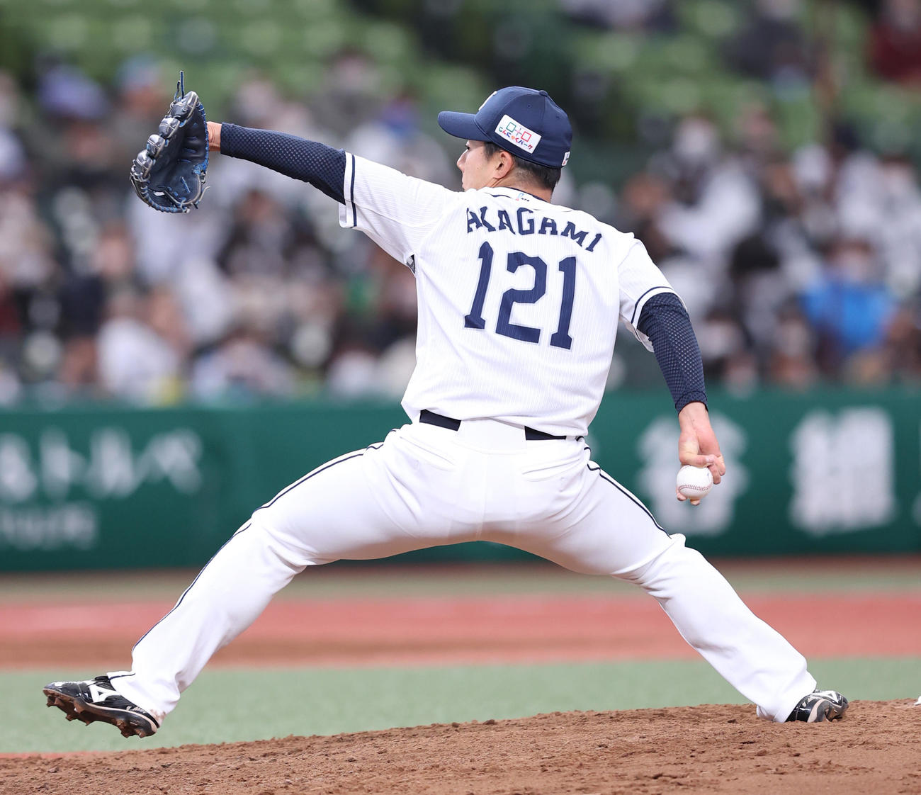 西武赤上優人（22年3月21日撮影）